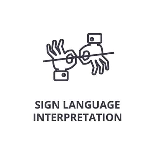 Professional Sign language Interpreter in Conversation