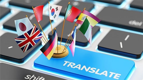 Communication in English language for Translation  